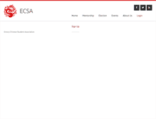 Tablet Screenshot of emoryecsa.com